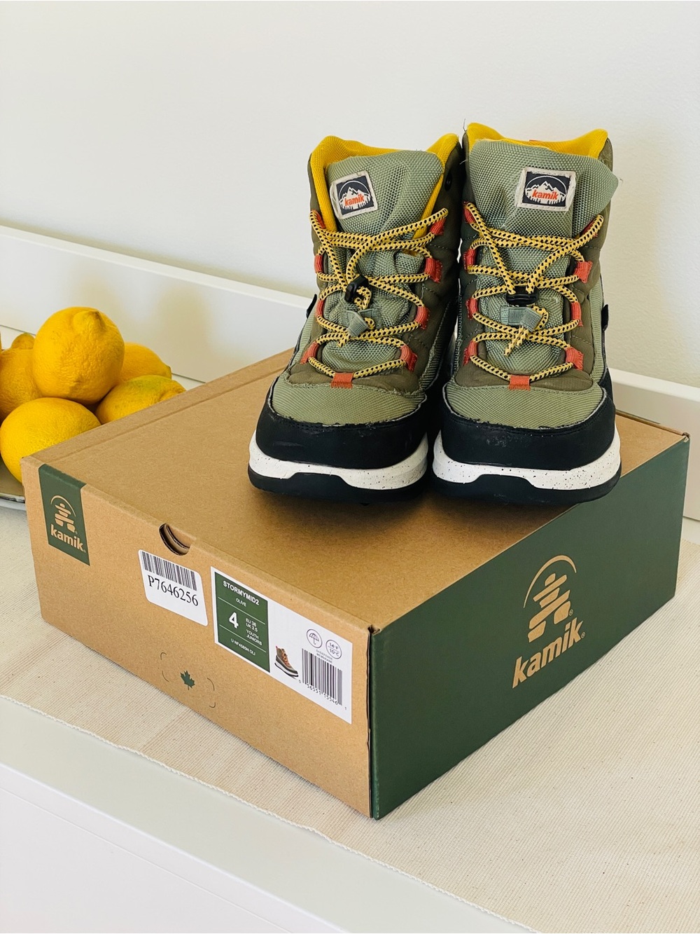 kamik Stormy Mid 2 Snow Boots, green
